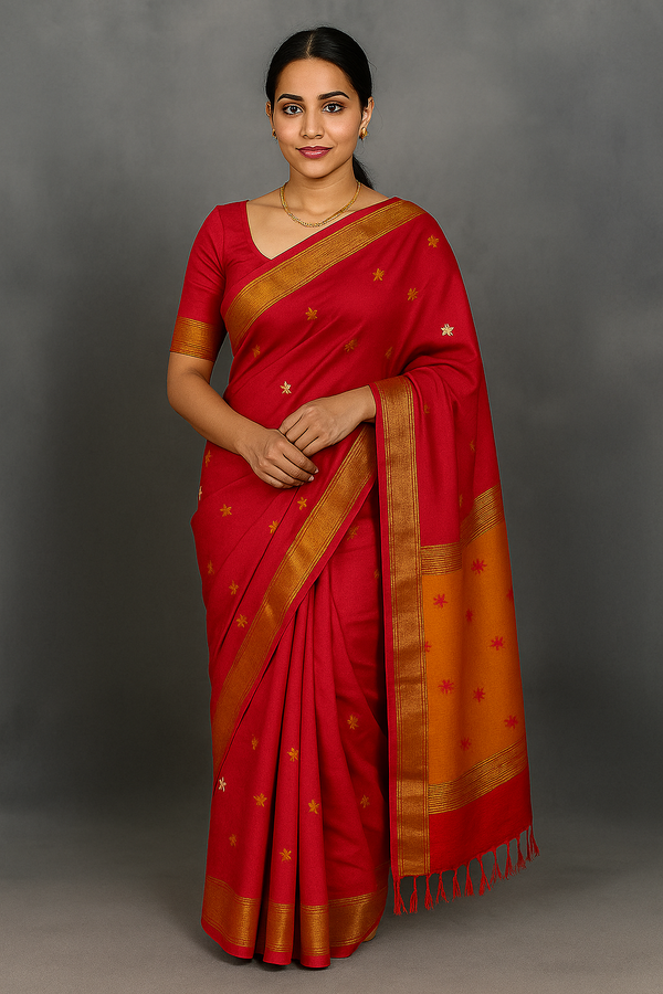 Tejasvini – Pure Maheshwari Handloom Saree