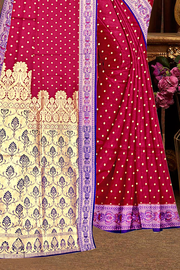 Red Banarasi Silk Saree