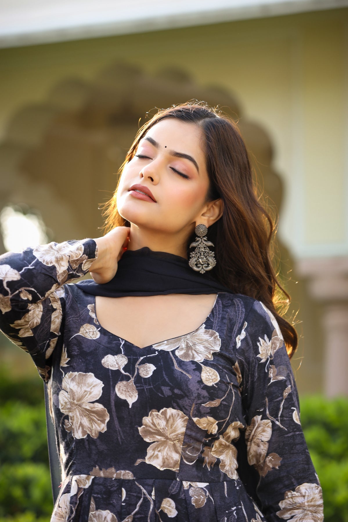 Royal Bloom Anarkali Set