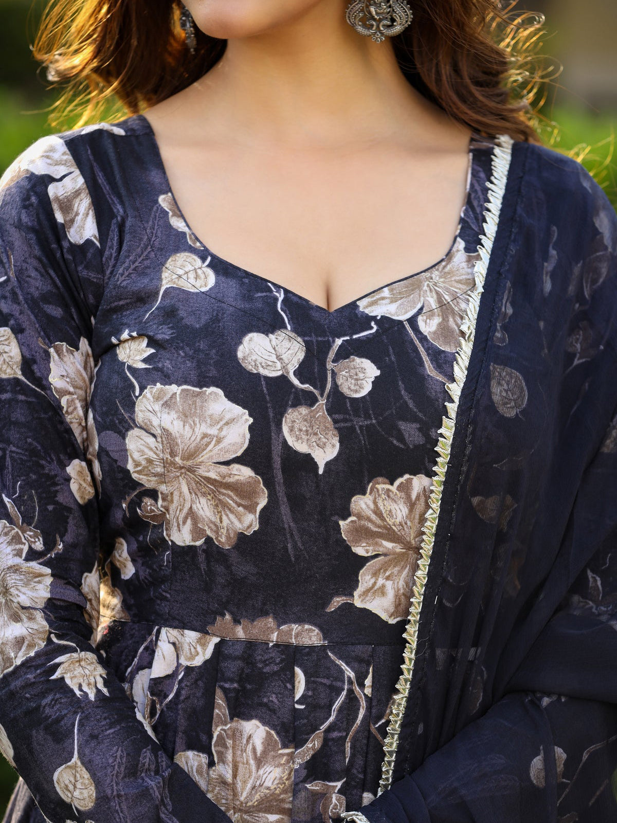 Royal Bloom Anarkali Set