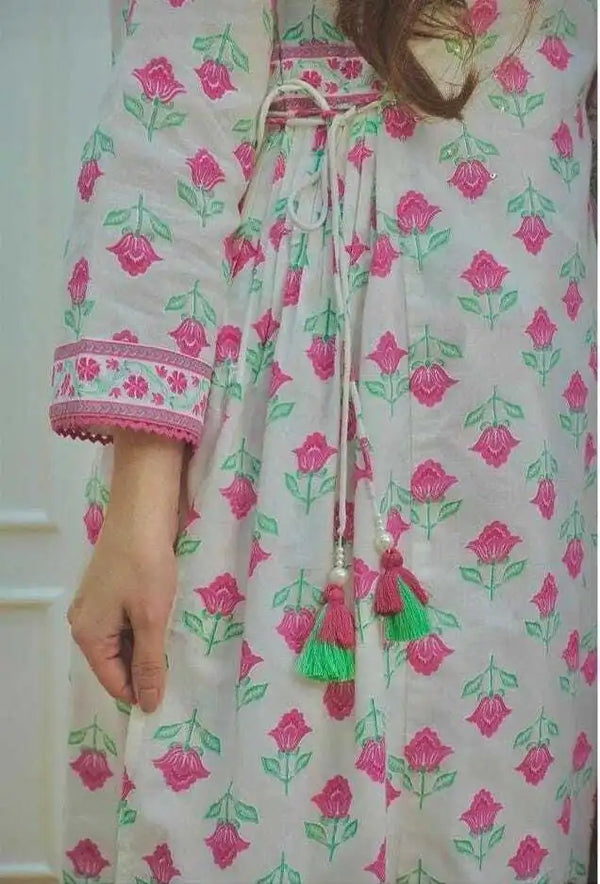 Blush Garden Kurti Set