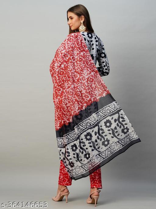 Bold Bandhani Fusion Set