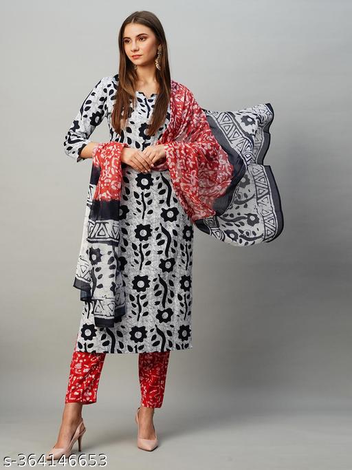 Bold Bandhani Fusion Set