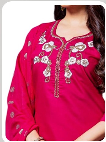 Fuchsia Radiance Silk Set