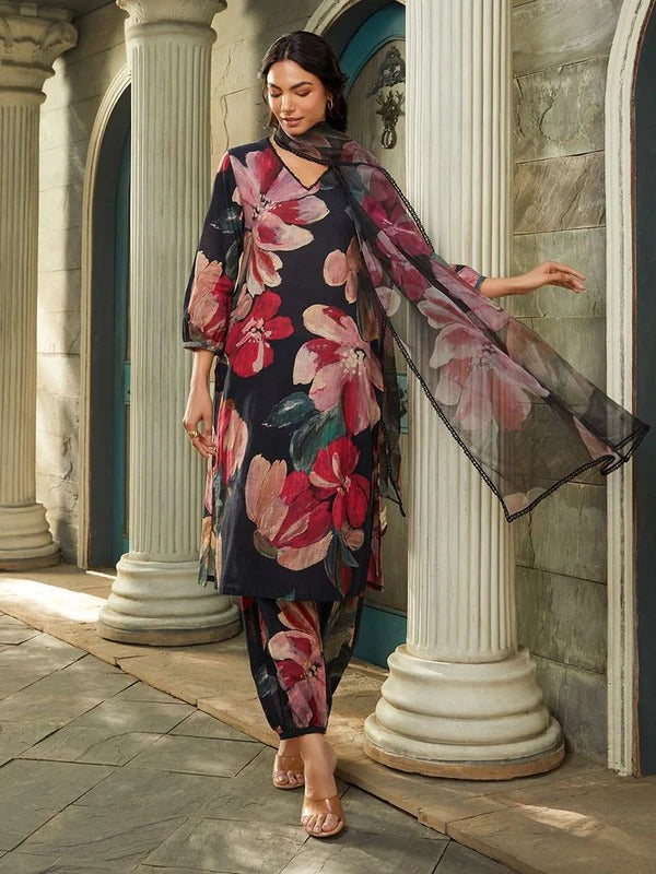 Midnight Bloom Co-Ord Set