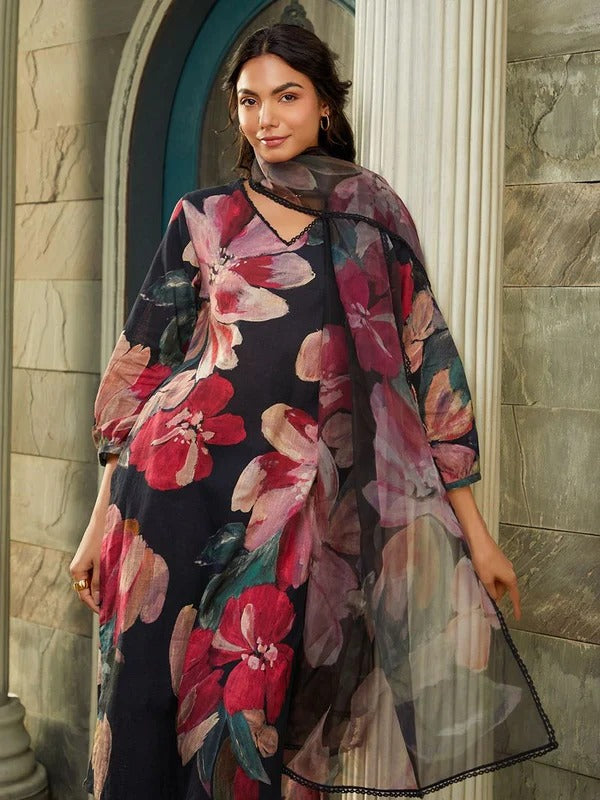 Midnight Bloom Co-Ord Set